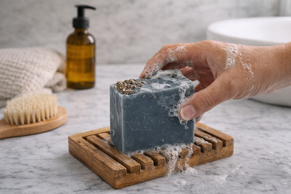 Peppermint + Charcoal Tallow + Goat's Milk Soap
