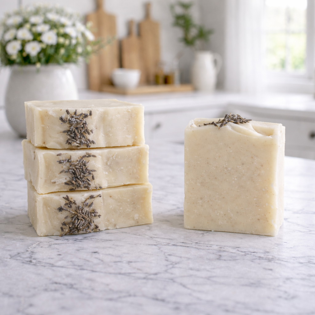 Lavender + Oat Tallow + Goat's Milk Soap