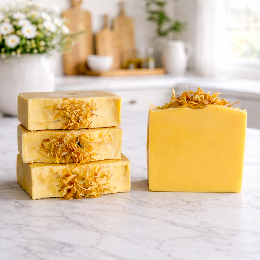 Carrot + Calendula Tallow + Goat's Milk Soap