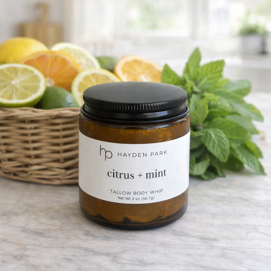 Citrus + Mint Tallow Body Whip