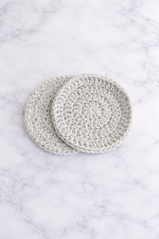 Organic Cotton Facial Rounds - Hand Crafted