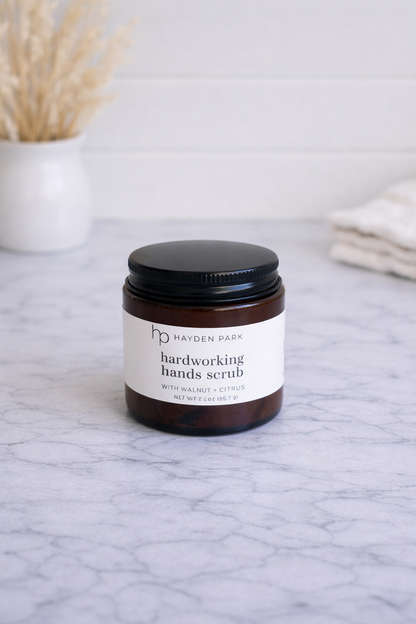 Hardworking Hands Walnut + Citrus Scrub
